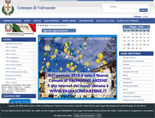 Tablet Screenshot of comune.valvasone.pn.it